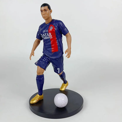 Ronaldo Messi Mbappe Model Dolls Cartoon Cute Action Figure