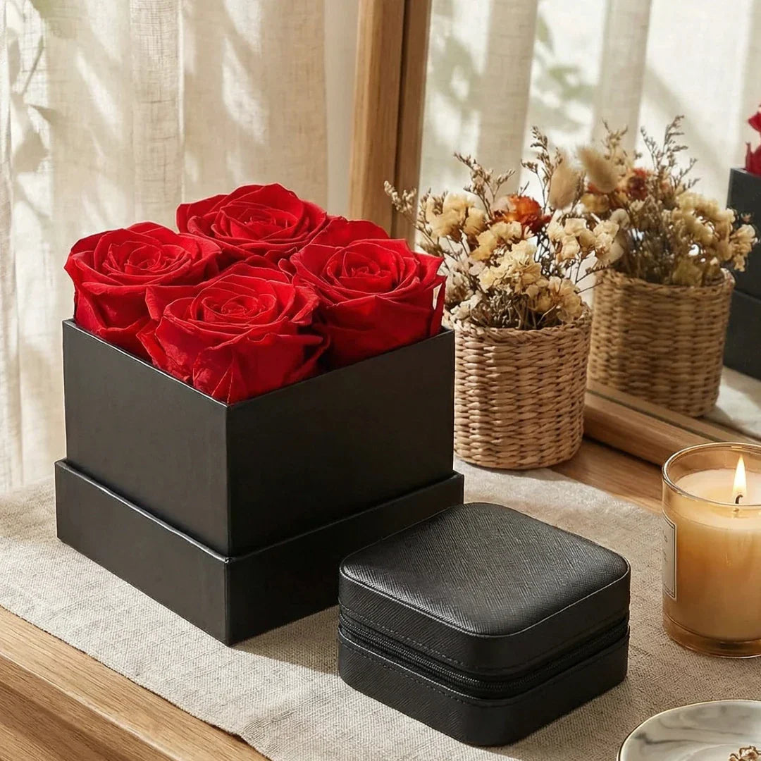 Forever Roses in a Box - Mother's Day & Birthday Gift