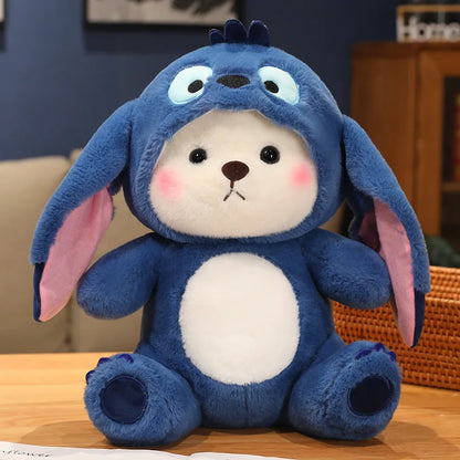 Cute 30cm Bear Plush Toy - Transform into Disney Stitch! Soft & Adorable!