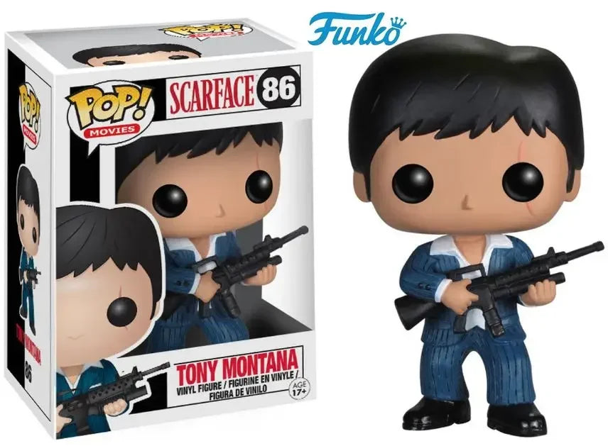 POP Scarfaces Tony Montana #86 Action Figure Toys Collection