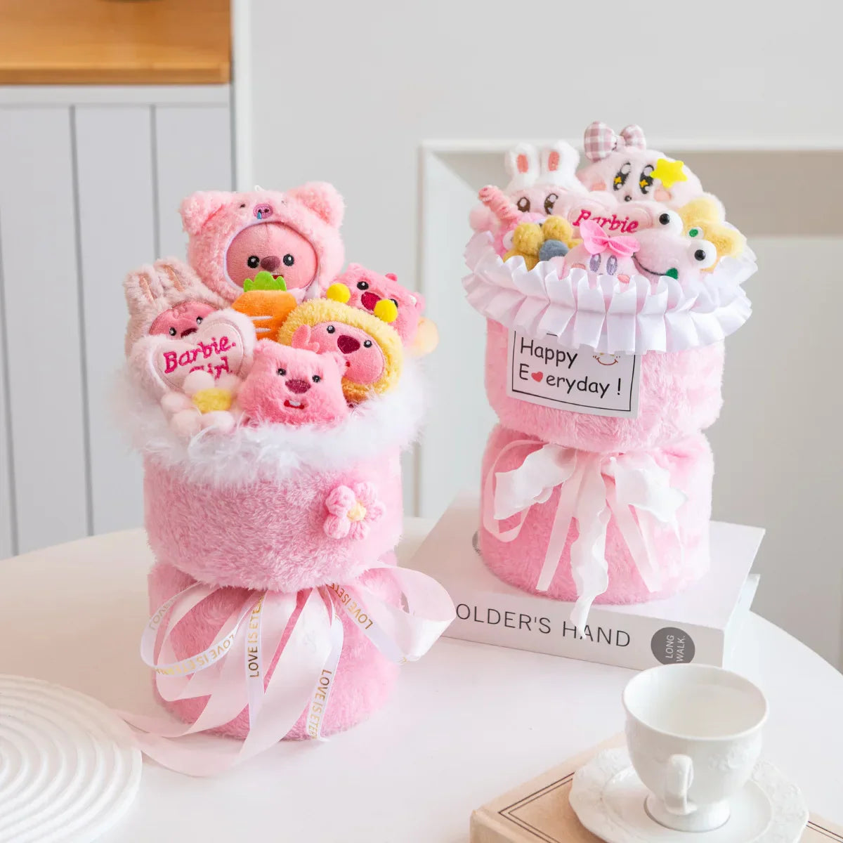 Kuromi Plush Flower Bouquet Kawaii Stuffed Doll