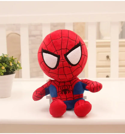 Spiderman & Captain America Plush Toys - Soft Marvel Heroes for Kids
