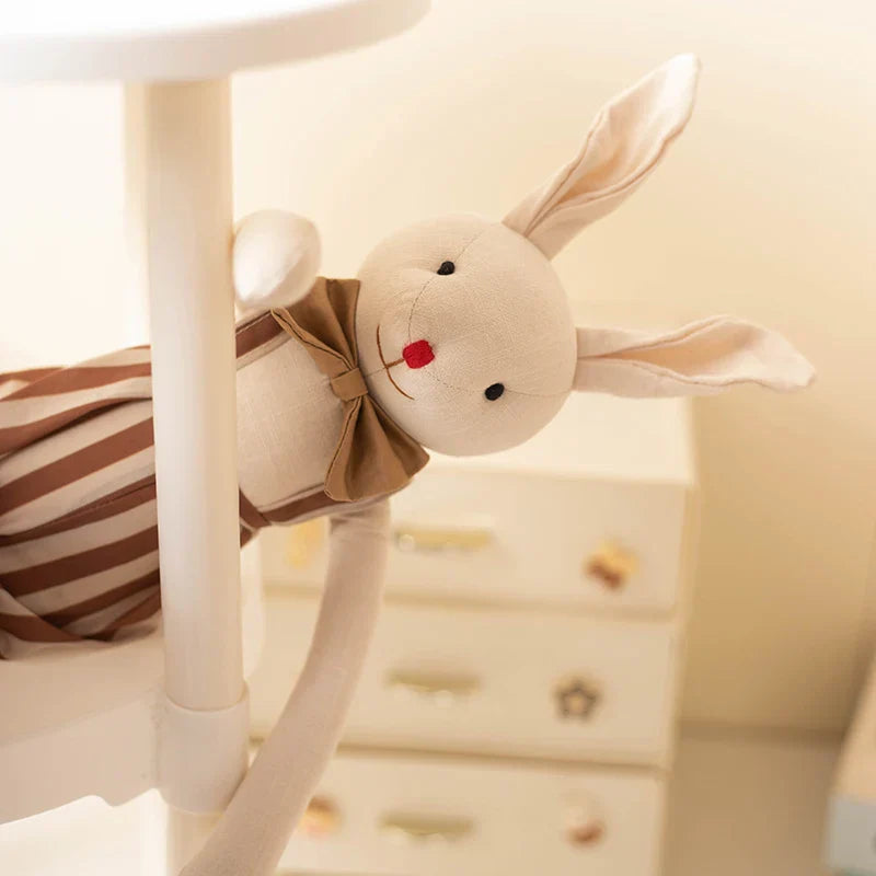 Handmade Bunny Plush in Cloth Dress