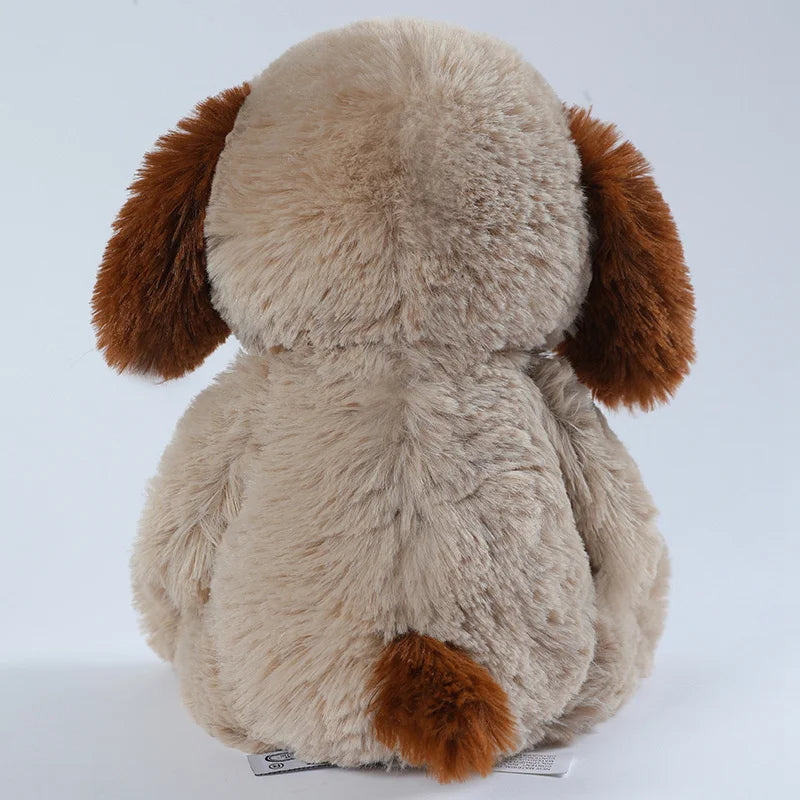 Heart Print Bear and Dog Plush Doll