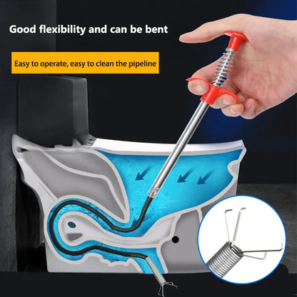 Spring Pipe Clog Remover