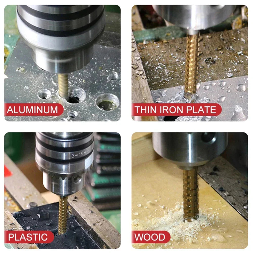 Titanium Coated Wood And Metal Drilling Set