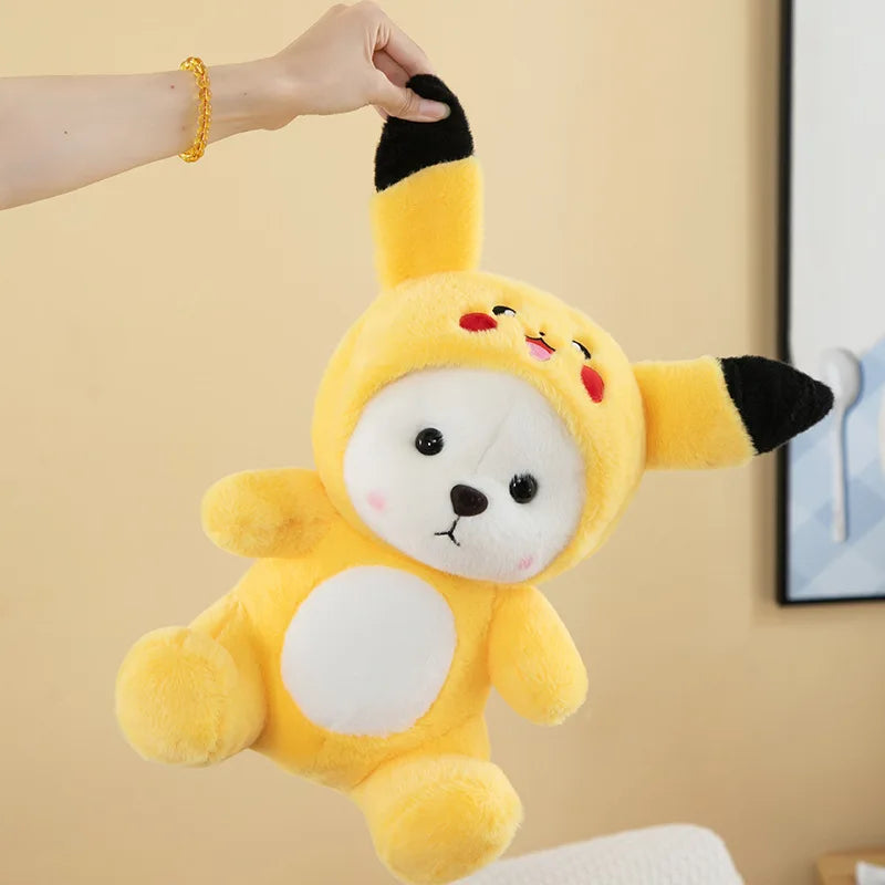 Cute 30cm Bear Plush Toy - Transform into Disney Stitch! Soft & Adorable!