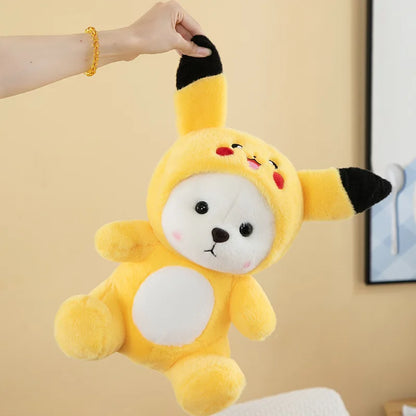 Cute 30cm Bear Plush Toy - Transform into Disney Stitch! Soft & Adorable!