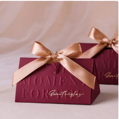 Elegant Love Gift Box with Ribbon Set