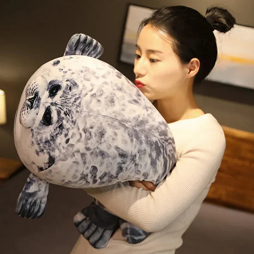 Fat Seal Plush Toy Soft Stuffed Animal Pillow