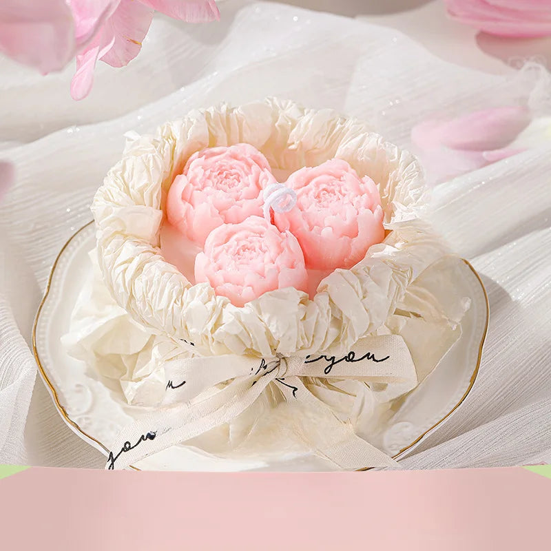 Mother's Day Scented Flower Candle Gift Box