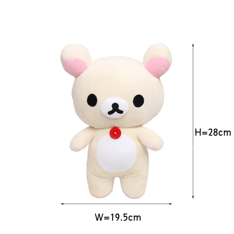 Cute Strawberry Rilakkuma Plush Toy - Adorable Soft Teddy Bear Gift