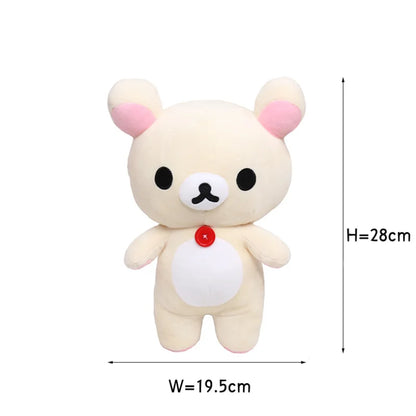 Cute Strawberry Rilakkuma Plush Toy - Adorable Soft Teddy Bear Gift