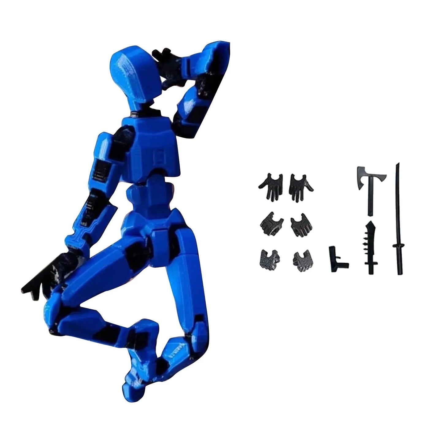 Lucky 13 Figure Toys Dummy 3D Printed Movable Shapeshift Robot Action Figuras