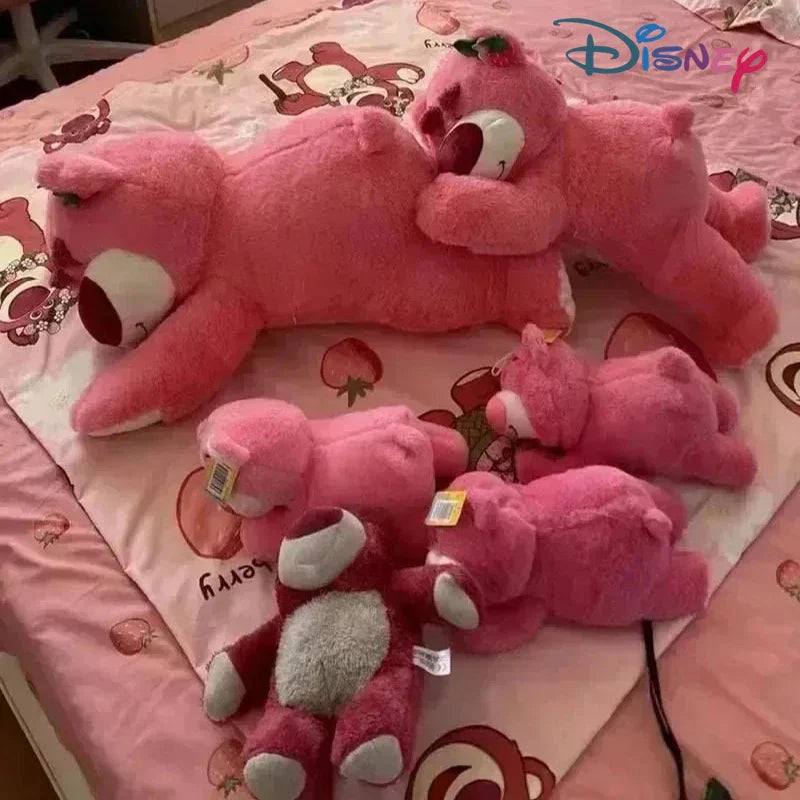 Lotso Plush Bear - Soft Strawberry Plush Pillow for Kids and Collectors