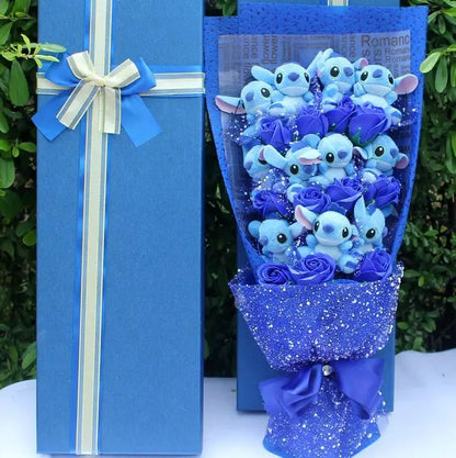 Cute Plush Flower Bouquet Soft Stuffed Doll