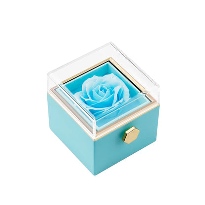 Personalized Heart Name Pendant Necklace with Rose Gift Box