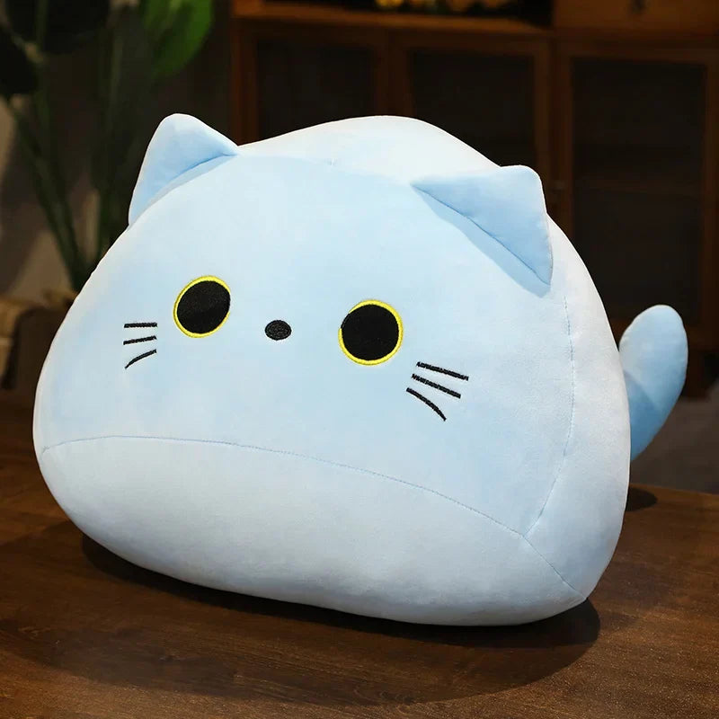 Huge Plush Animal Pillows - Adorable Cat, Piggy & Hamster Cushions