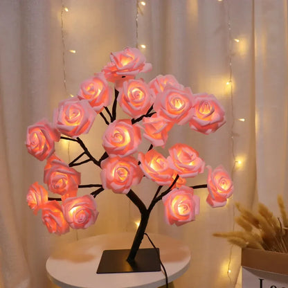 Rose Flower Tree Lights