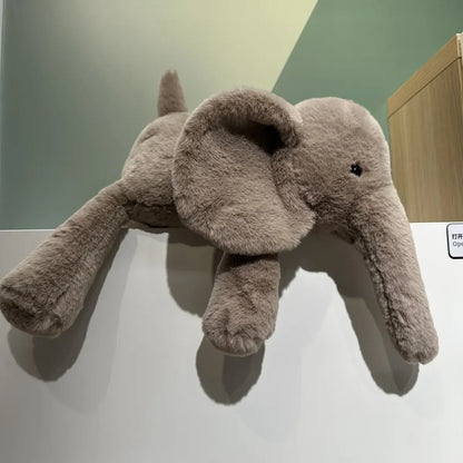 Ultra Soft Grey Elephant Plush with Flappy Ears