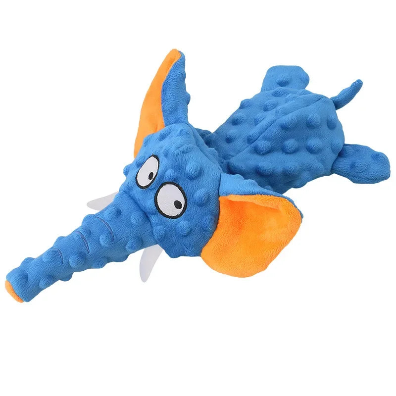 Elephant Plush Dog Toy
