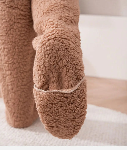 Over Knee High Fuzzy Socks