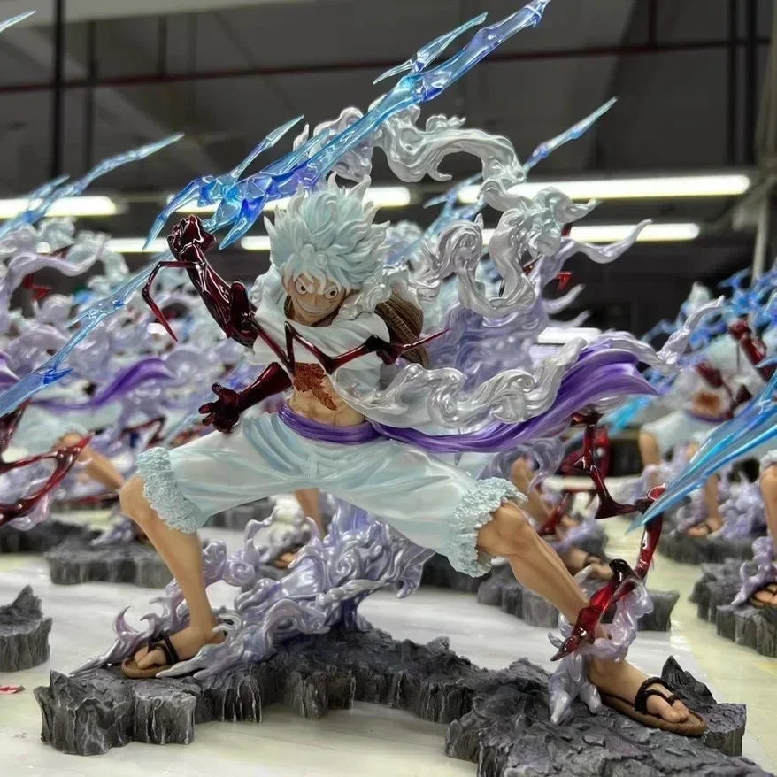One Piece Figure Sun God Gear 5 Nika Luffy Action Figure