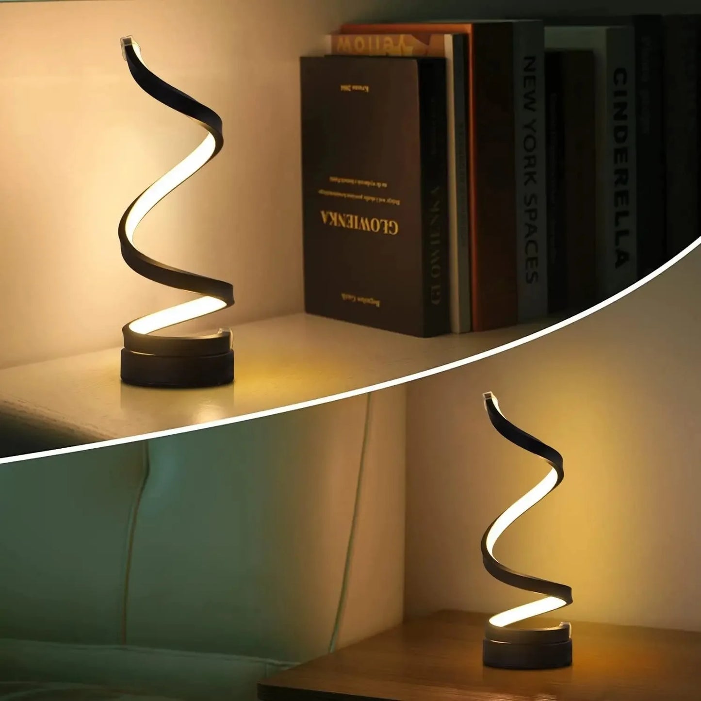 Modern Spiral Dimmable Table Lamp