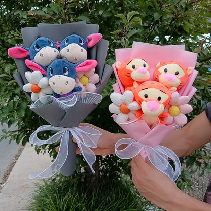 Winnie the Pooh Piglet Plush Bouquet Soft Toy Gift