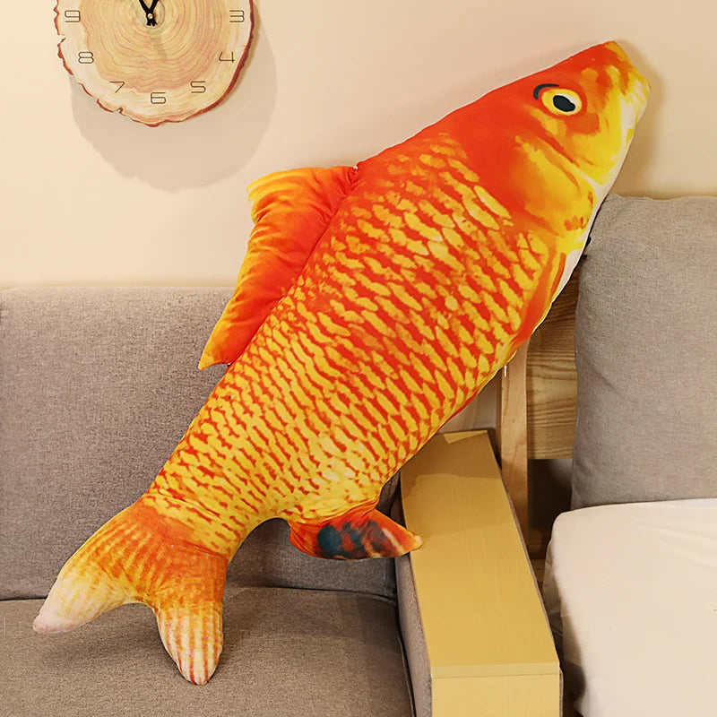 Funny Fish Plush Toy - Soft Carp Pillow for Kids & Creative Sleep Cushion