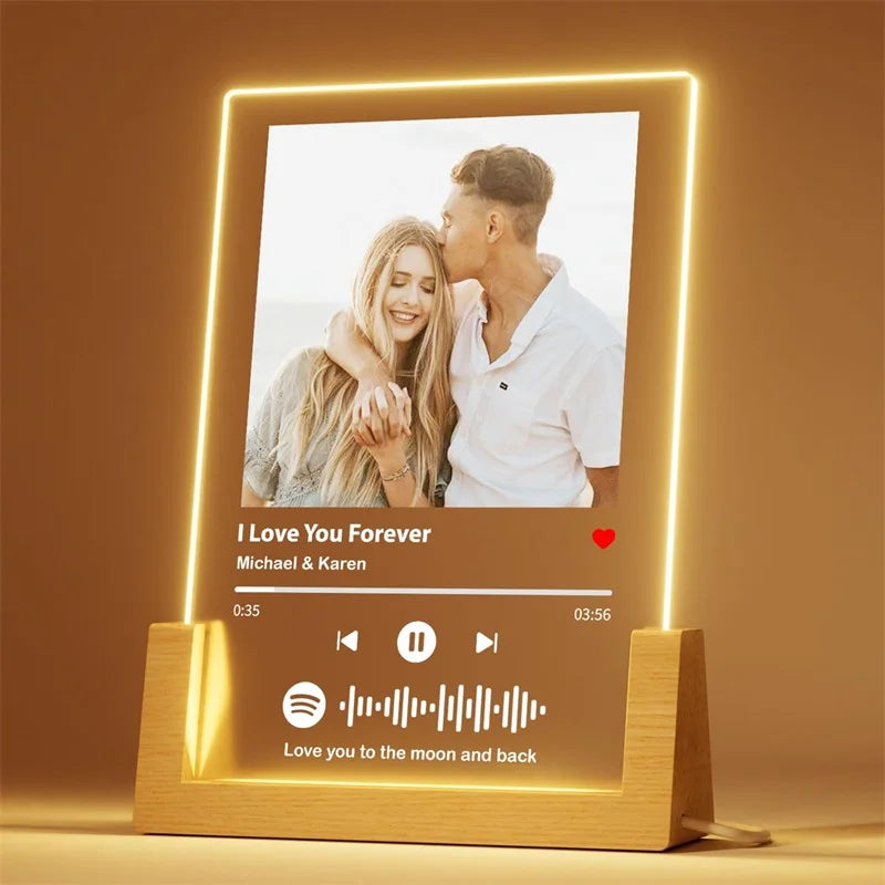 Custom Acrylic Music Photo Plaque