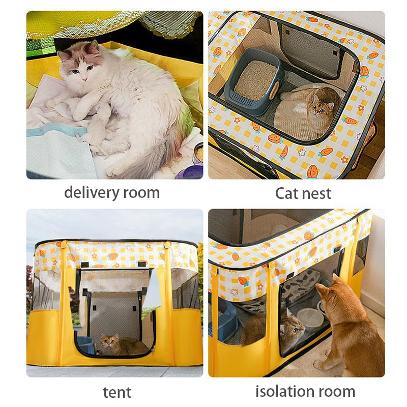Rectangular Folding Pet Playpen