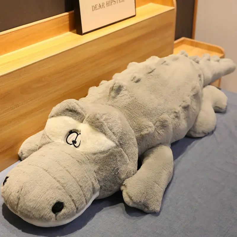 Large Alligator Plush Pillow Soft Stuffed Crocodile Toy 60 to 120cm
