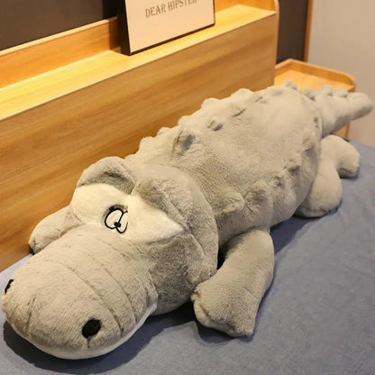 Large Alligator Plush Pillow Soft Stuffed Crocodile Toy 60 to 120cm