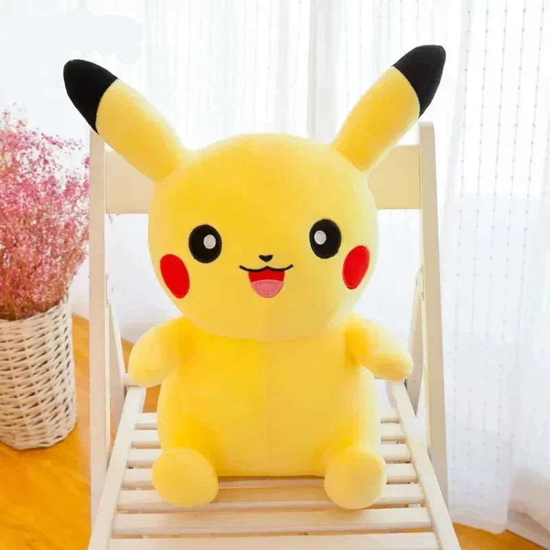 Big Pikachu Plush Toy Soft Stuffed Cartoon Cushion
