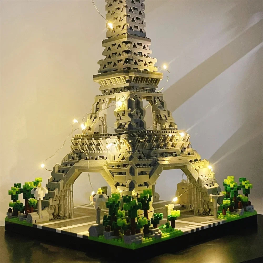 Paris Eiffel Tower Micro Mini Building Blocks