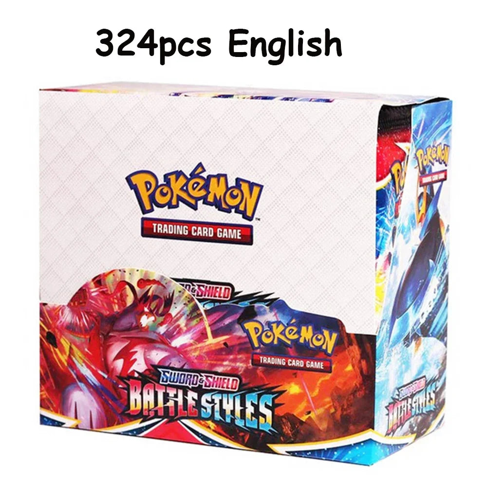 324Pcs Pokemon Cards Sun & Moon XY Evolutions Pokemon Booster Box Collectible Tradiner Card Game