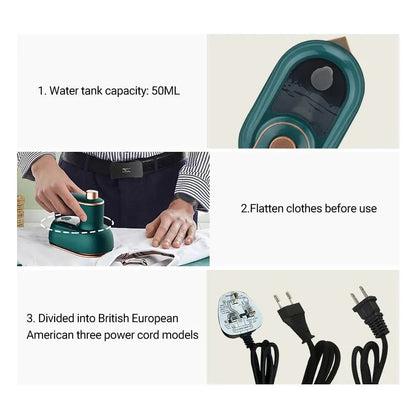 Handheld Steam Iron Wet Dry Ironing Machine