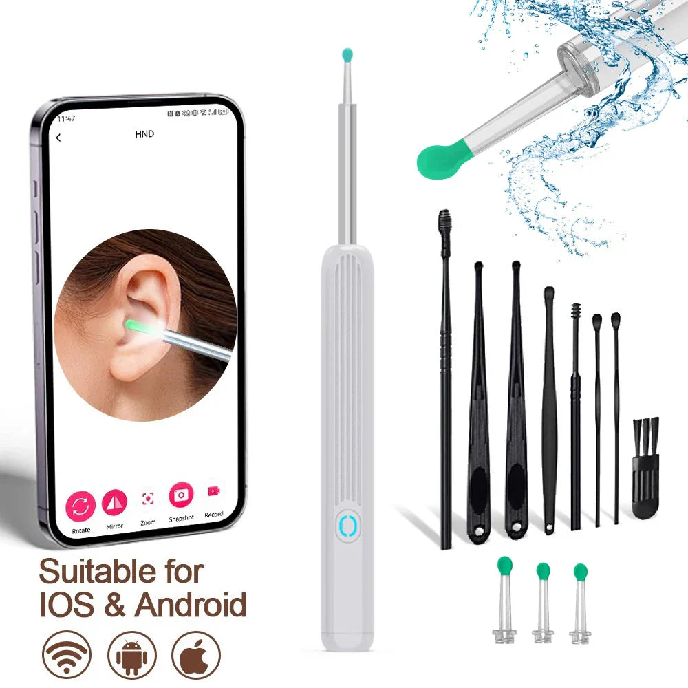 Wireless Endoscope Hd Ear Pick Set