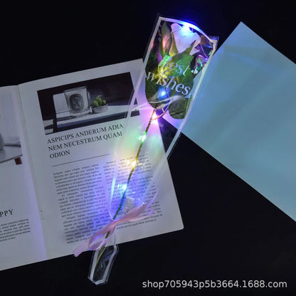 LED Light Up Rose Bouquet Decor