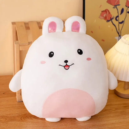 Cuddly Kawaii Zoo Animal Plushies - Soft Squishy Pillows for Kids