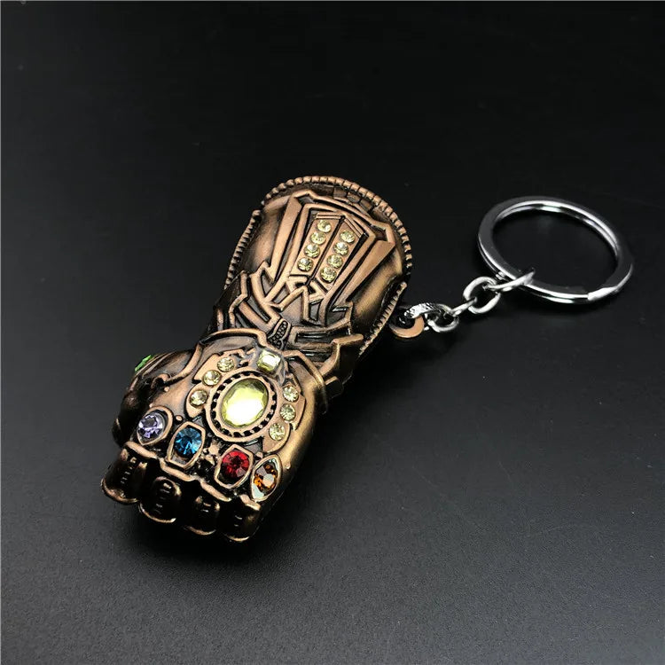 Legends The Avengers Peripherals Thanos Infinity Gauntlet Alloy Car Keychain
