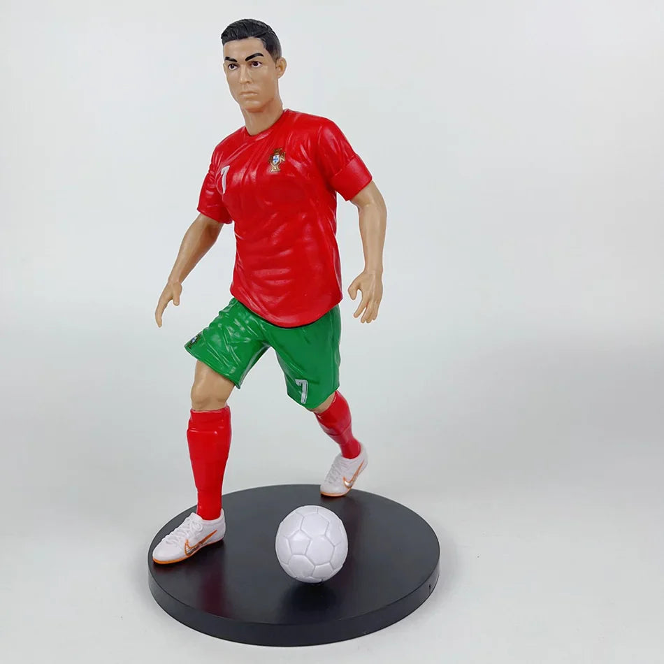 Ronaldo Messi Mbappe Model Dolls Cartoon Cute Action Figure