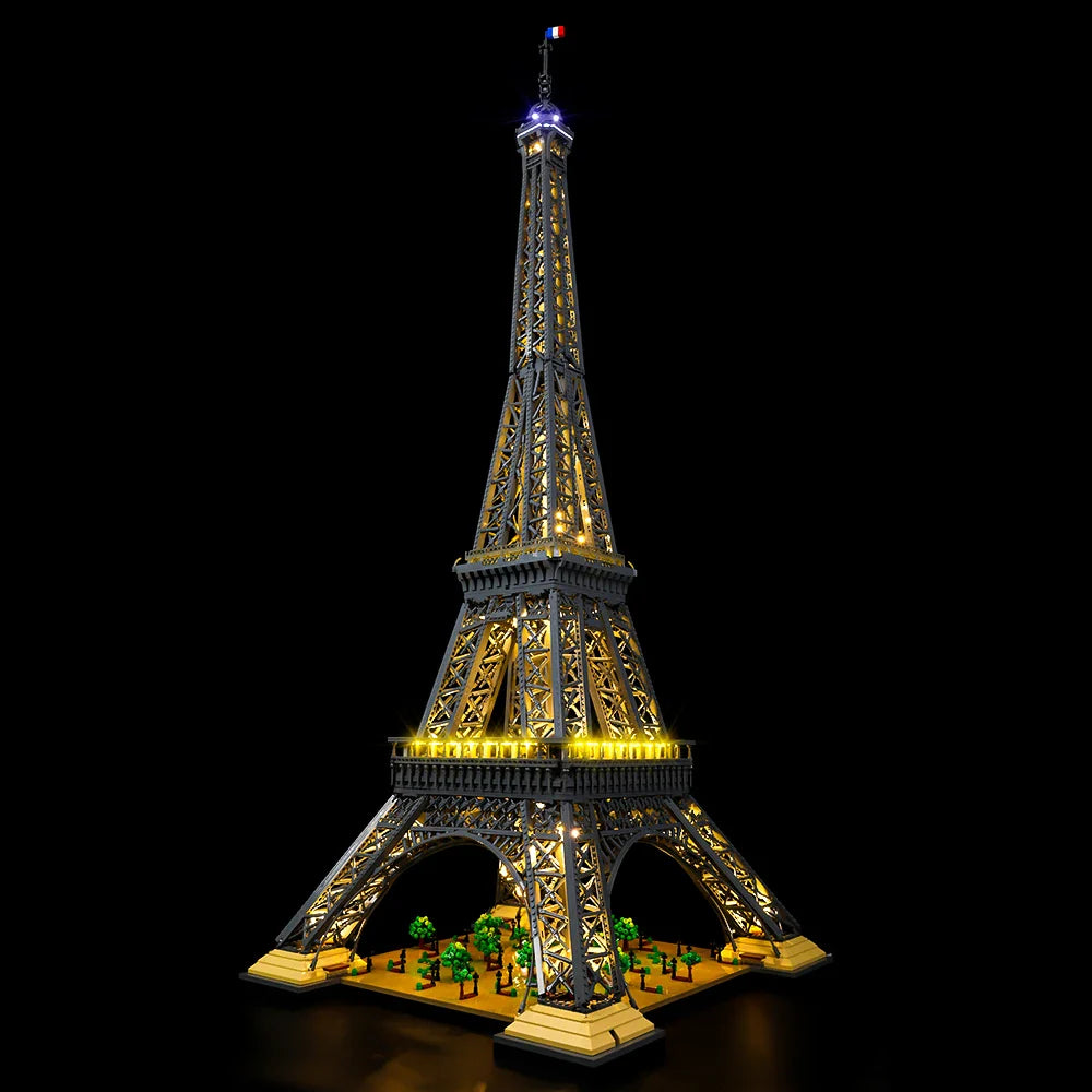 Led Light Kit For Eiffel Tower PARIS World Famous Architecture Building Blocks
