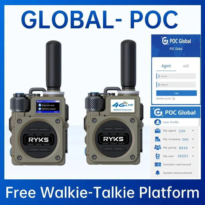 Mobile Walkie Talkie - Long-Range Sim Card Radio