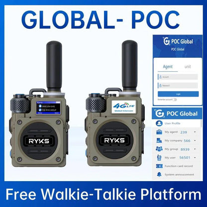 Mobile Walkie Talkie - Long-Range Sim Card Radio