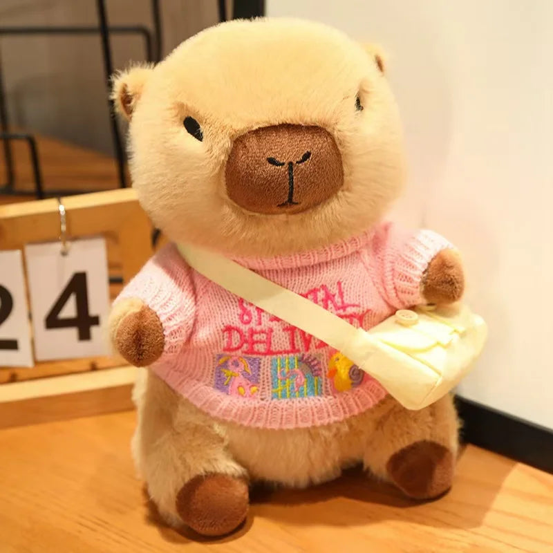 Capybara Cuddle Plush Toy - Adorable Gift for Kids & Collectors