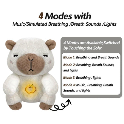 Soothing Elephant Plush Toy with Music & Light