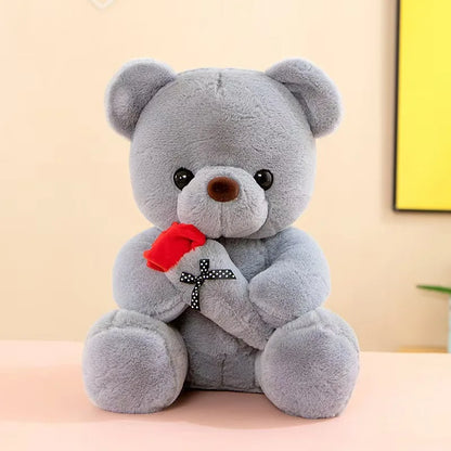 Rose Bear Plush Doll Soft Hug Toy