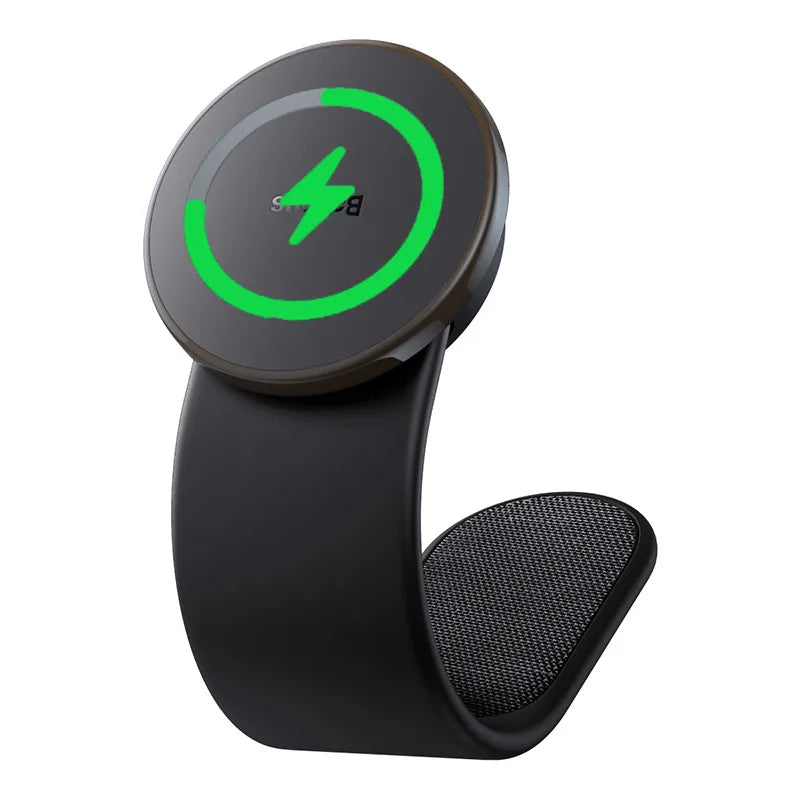 Magnetic Bendable Phone Holder With Wireless Charging